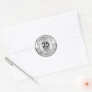 Search for silver anniversary stickers Elegant