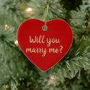 Search for proposal christmas tree decorations Will you marry me