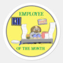 Search for best employee stickers Work