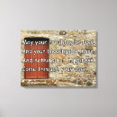 Search for blessing canvas prints Quote