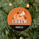 Search for cheerleading coach christmas tree decorations Orange