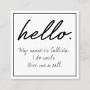 Search for quotes business cards Black and white