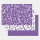 Search for 100th birthday wrapping paper Celebration
