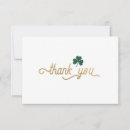 Search for irish thank you cards Four leaf clover