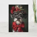 Search for schnauzer christmas cards Animal