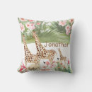 Search for jungle animal nursery cushions Baby boy