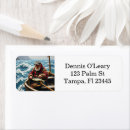 Search for fisherman return address labels Ocean
