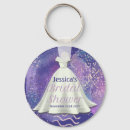 Search for gown key rings Bridal shower