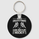 Search for hockey girl key rings Women