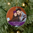 Search for purple christmas tree decorations Engaged