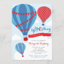 Search for red hot air balloon invitations Sky