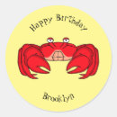 Search for cartoon crabs stickers Sea life