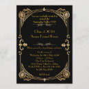 Search for black gold prom invitations Affordable