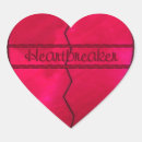 Search for heart broken stickers Red