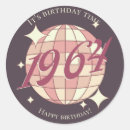 Search for 60 years old stickers Retro