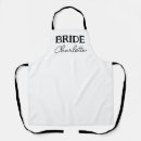 Search for wedding reception aprons Bride