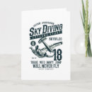 Search for parachute cards Sky diver