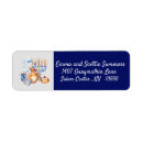 Search for menorah return address labels Dreidel