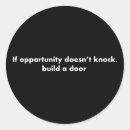 Search for opportunity stickers Motivational