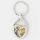 Search for heart pattern key rings Whimsical