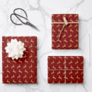 Search for gold reindeer wrapping paper Rustic