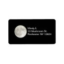 Search for full moon return address labels Black