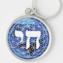 Search for chai key rings Jewish