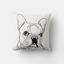 Search for line drawing cushions Black and white