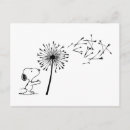 Search for fan shaped postcards Snoopy nature