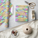 Search for rainbow unicorn wrapping paper Glitter