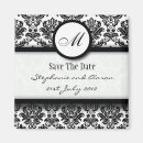 Search for save the date monogram magnets Black