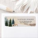 Search for wonderland return address labels Winter woodland