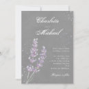 Search for purple and gray wedding invitations Watercolor