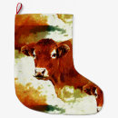 Search for cow christmas stockings Red