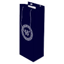 Search for navy blue gift bags Monogrammed