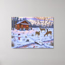 Search for christmas deer canvas prints Wildlife