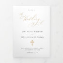 Search for tri fold wedding programmes Simple