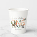 Search for wild one paper cups First birthday party