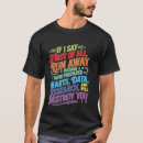 Search for run away tshirts Say