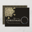 Search for black and gold photo christmas cards Stylish
