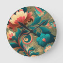 Search for vintage retro clocks Flowers