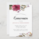 Search for maroon quinceanera invitations Flowers