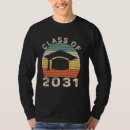 Search for class of 2031 tshirts High