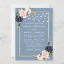 Search for light blue wedding invitations String lights