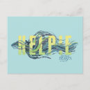 Search for fantastical postcards Illustration