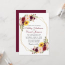 Search for marsala invitations Watercolor burgundy marsala floral