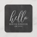 Search for hello business cards Social media icons