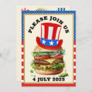 Search for barbecue 4th of july invitations Usa