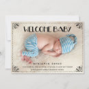 Search for rustic birth announcement cards Boy