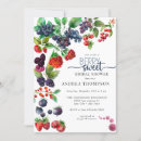 Search for blue red bridal shower invitations Blueberry